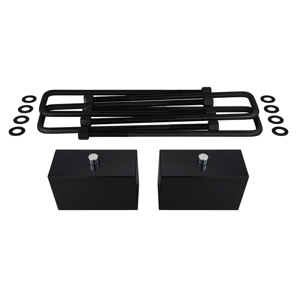 1986-1995 Toyota IFS Pickup Rear Suspension Lift Blocks & Extended U Bolts 4WD for 7.5" Axles 3"