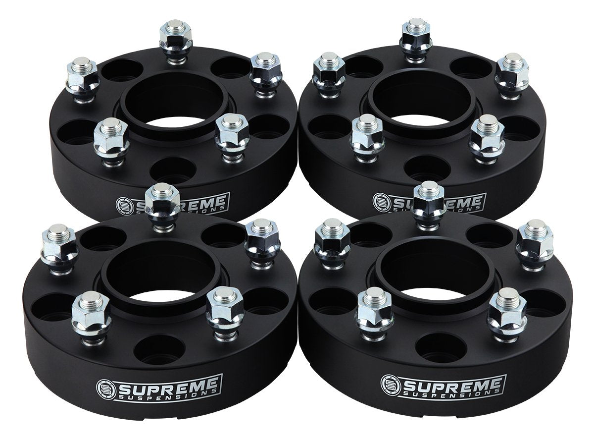 2007-2018 Jeep Wrangler JK 2wd 4wd Wheel Spacers (Hub Centric) Black (x4) Piece 2" Spacer