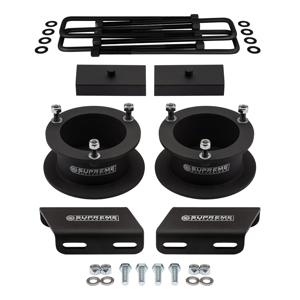 1994-2001 Dodge Ram 1500 Full Suspension Lift & Sway Bar Drop Bracket Kit 4WD 4x4 Front Lift 1.5" + Rear Lift 1"