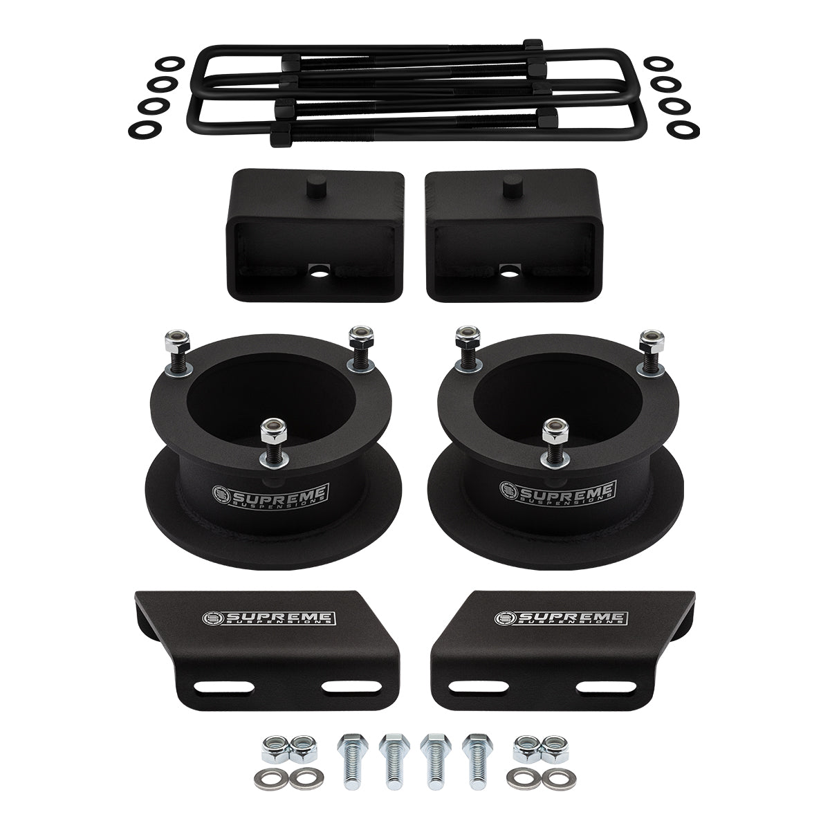 1994-2001 Dodge Ram 1500 Full Suspension Lift & Sway Bar Drop Bracket Kit 4WD 4x4 Front Lift 3" + Rear Lift 3"