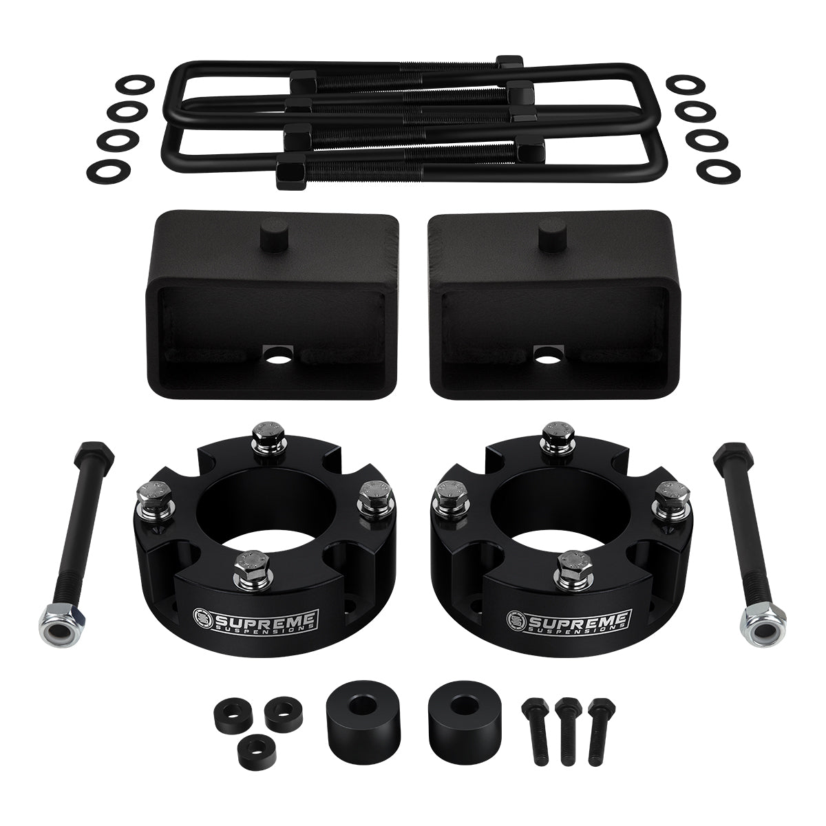 2007-2021 Toyota Tundra Full Suspension Lift Kit & Differential Drop 4WD 4x4 Front Lift 3" + Rear Lift 3"