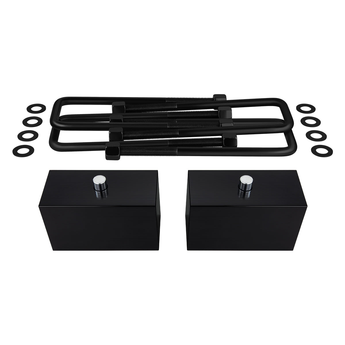 2004-2022 Nissan Titan Rear Lift Kit Blocks & Extended U Bolts 2WD 4WD + Rear Lift 3"