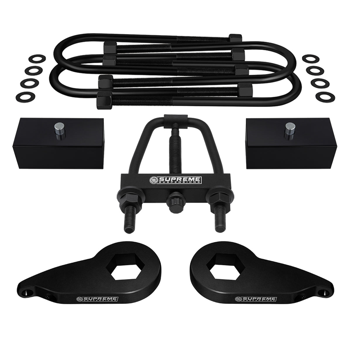 1997-2003 Ford F150 Full Suspension Lift Kit & Install Tool 4WD 4x4 Front Lift 1" - 3" + Rear Lift 1.5"