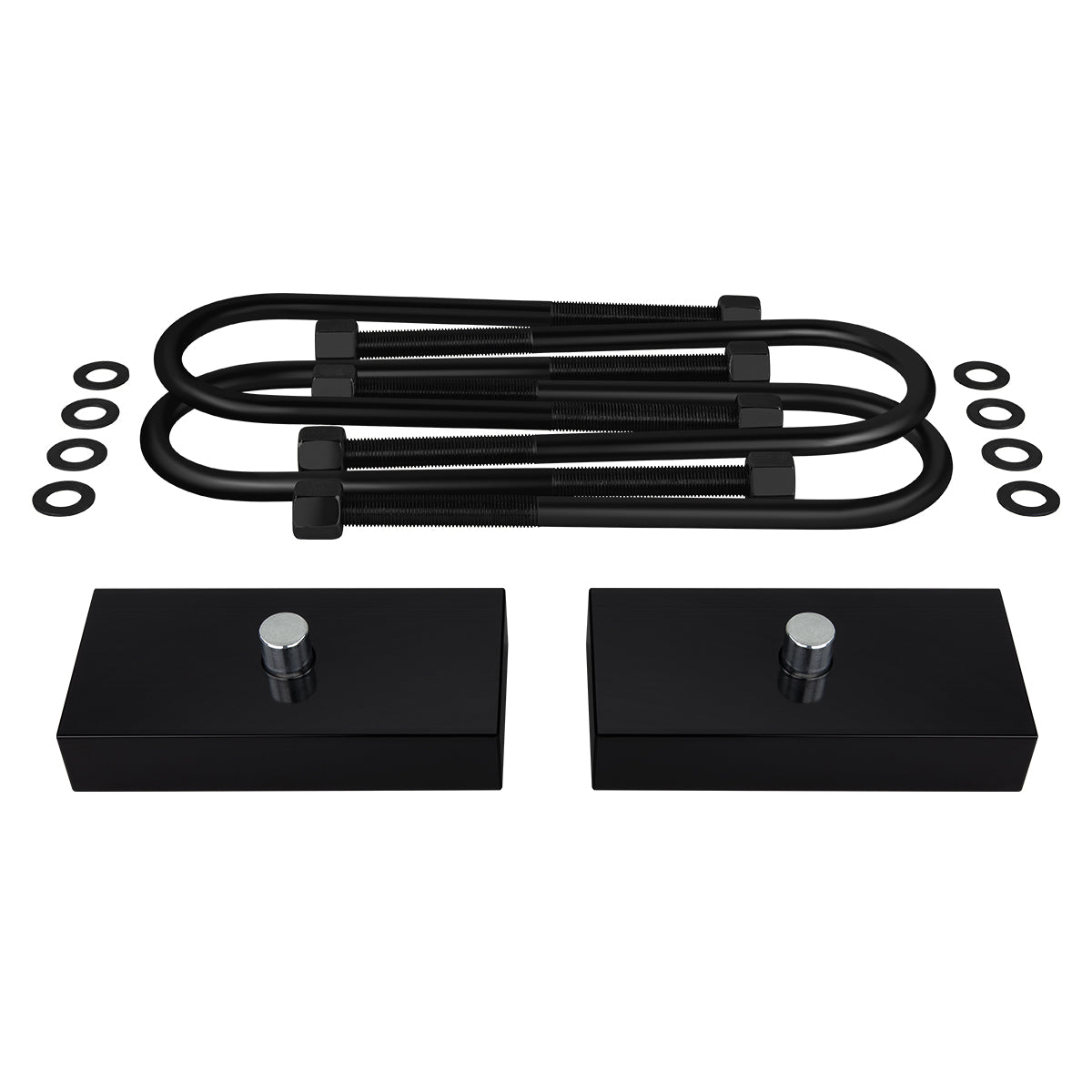 1998-2012 Ford Ranger Rear Lift Kit Blocks & Extended U Bolts 2WD 4WD 1"