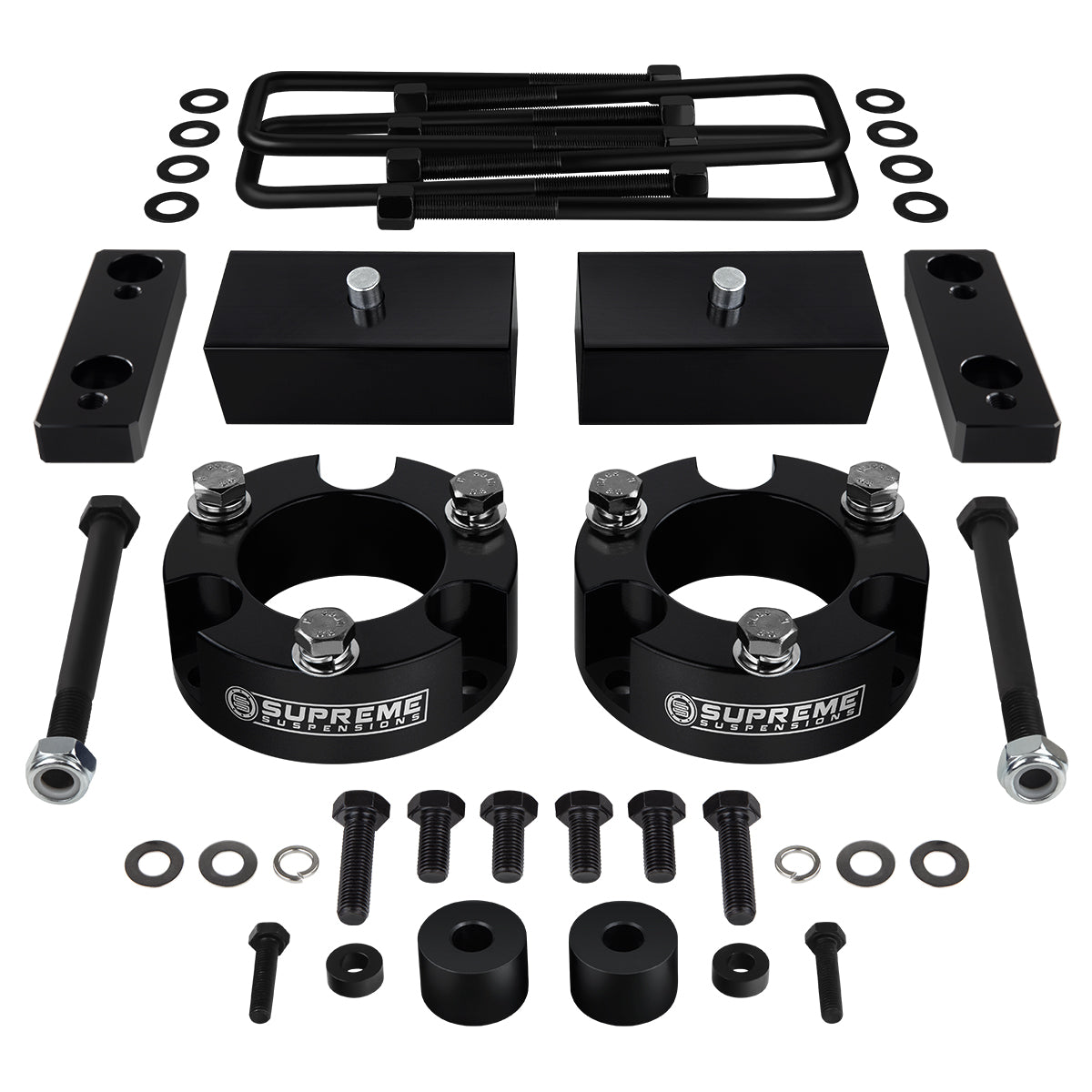 2005-2022 Toyota Tacoma Full Suspension Lift Kit w/ Differential Drop & Sway Bar Extension 4WD 4x4 Front Lift 2" + Rear Lift 1"