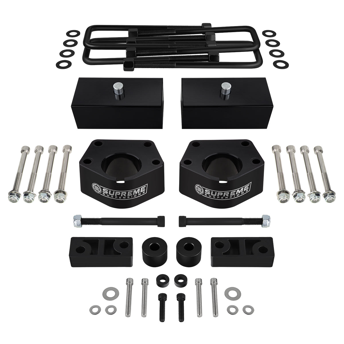 1986-1995 Toyota IFS Pickup Front Suspension Lift Kit w/ Differential Drop & Sway Bar Drop 4WD 4x4 Front Lift 2" + Rear Lift 1"