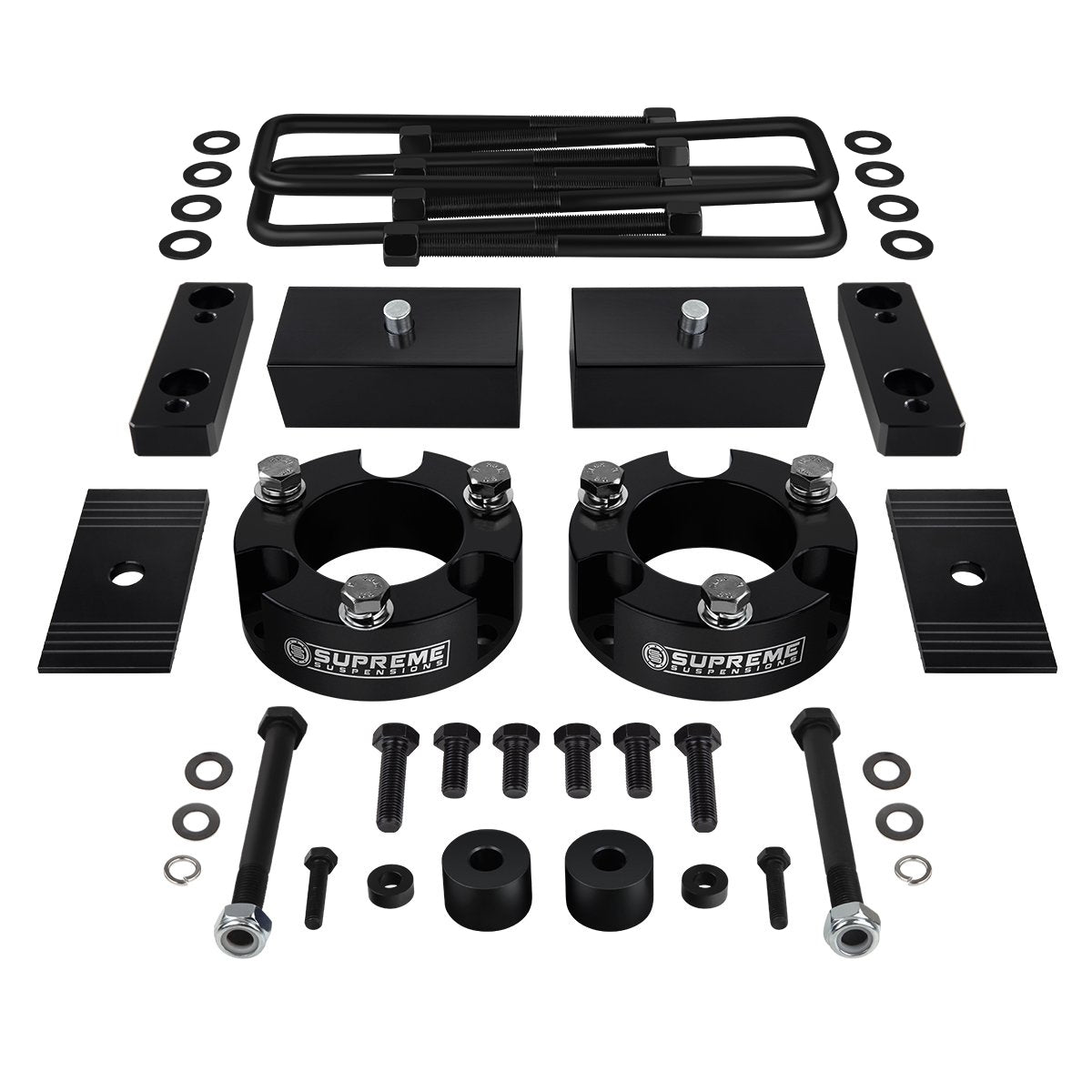 2005-2022 Toyota Tacoma Full Suspension Lift Kit, Differential Drop, Sway Bar Extenders, Shims 4WD Front Lift 2" + Rear Lift 1"