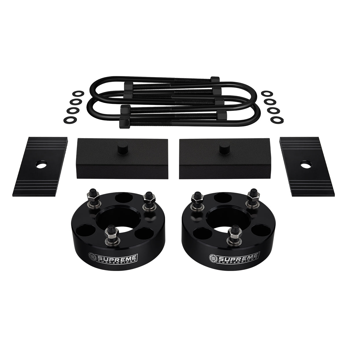 2005-2011 Dodge Dakota Full Suspension Lift Kit & Shims 2WD Front Lift 2" + Rear Lift 1"