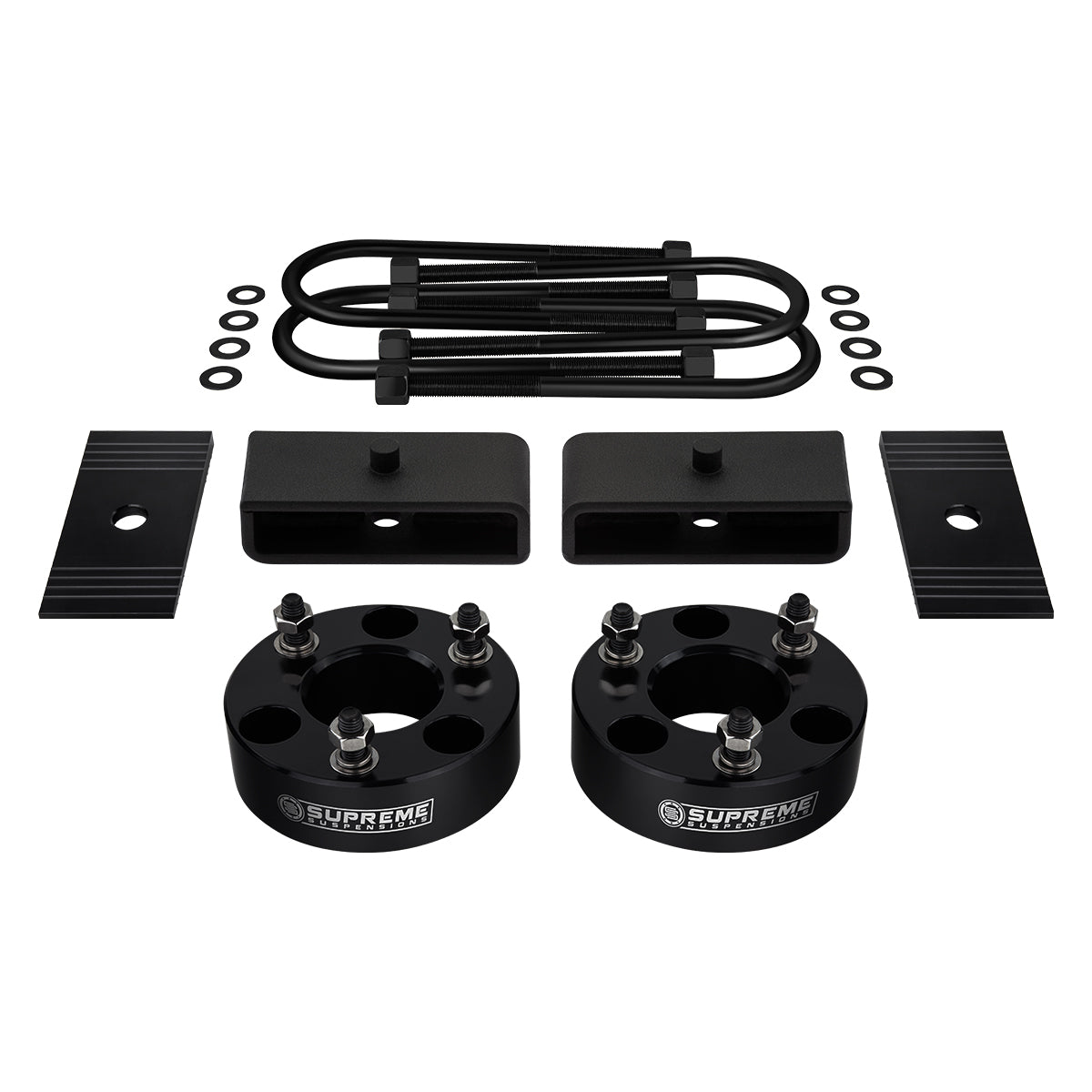 2005-2011 Dodge Dakota Full Suspension Lift Kit & Shims 2WD Front Lift 2" + Rear Lift 1.5"