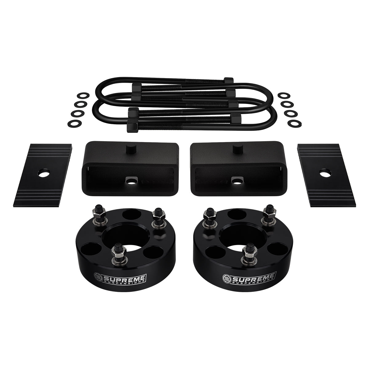 2005-2011 Dodge Dakota Full Suspension Lift Kit & Shims 2WD Front Lift 2" + Rear Lift 2"