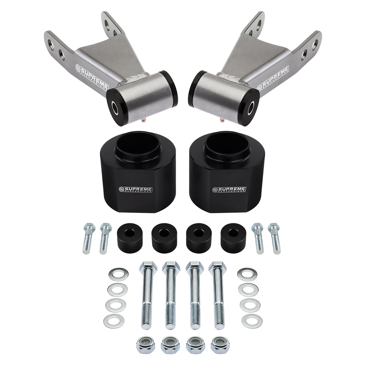 1984-2001 Jeep Cherokee XJ Full Suspension Lift Kit & Transfer Case Drop Kit 4WD 4X4 Front/+ Rear Lift 2" + 2"