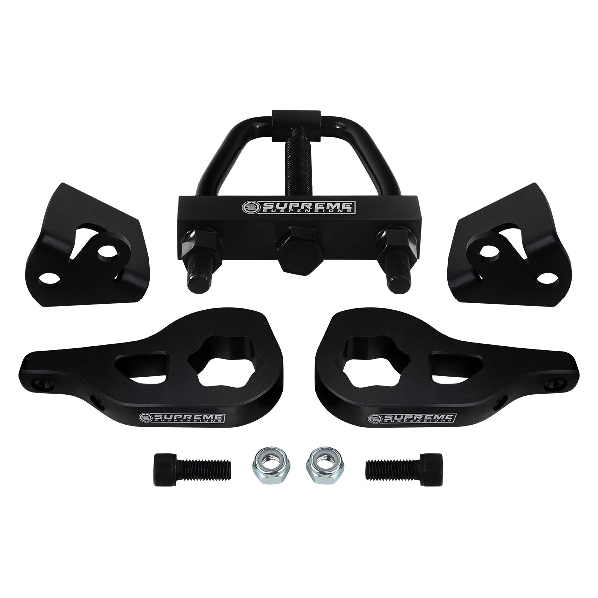 2002-2005 Dodge Ram 1500 Adjustable 1-3" Front Suspension Lift Kit & Shock Extenders & Install Tool 4WD 4x4