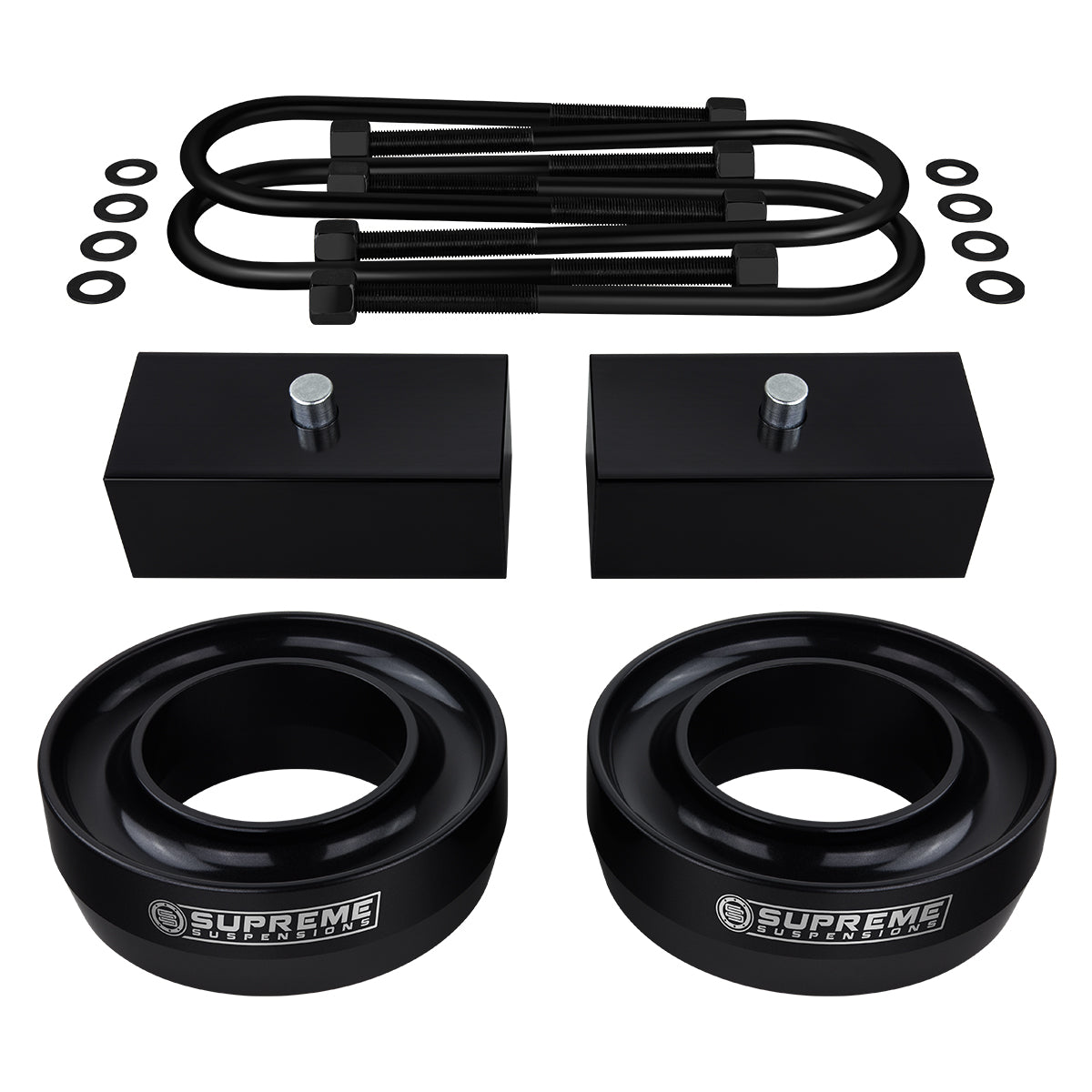 1997-2003 Ford F150 Full Coil Spacer Suspension Lift Kit 2WD 4x2 Front Lift 2.5" + Rear Lift 2"