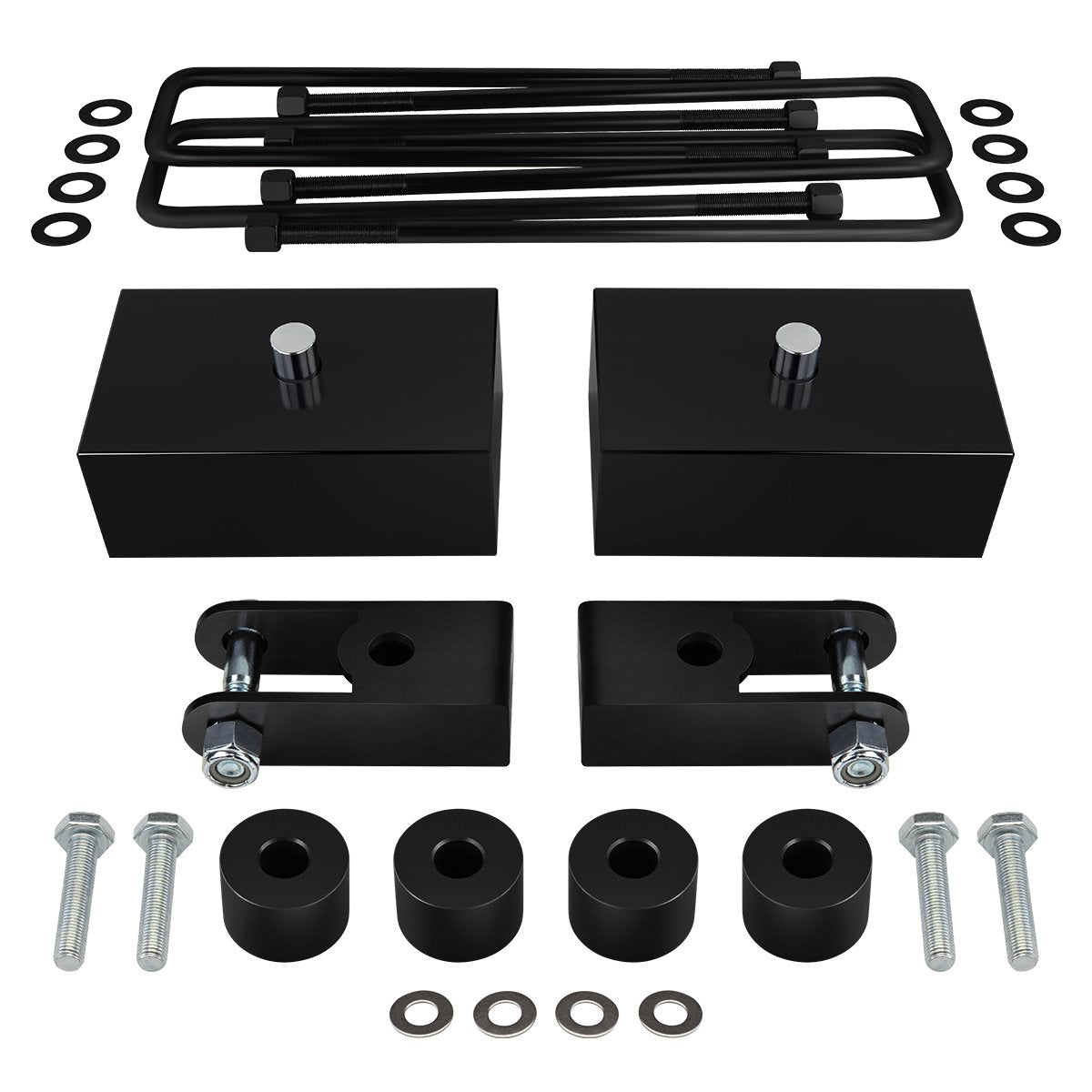 2012-2019 Nissan NV3500 Rear Suspensions Lift Kit w/ Rear Shock Extenders & Sway Bar Drop Kit 2WD 3"