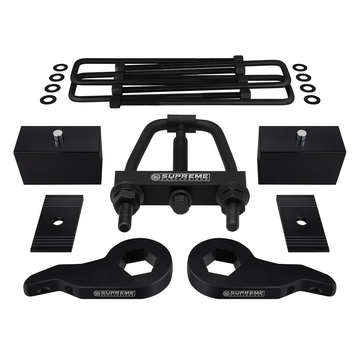 1999-2007(Classic) Chevy Silverado 1500 Full Suspension Lift Kit w/ Install Tool & Shims 4WD 4x4 Front Lift 1" - 3" + Rear Lift 1"