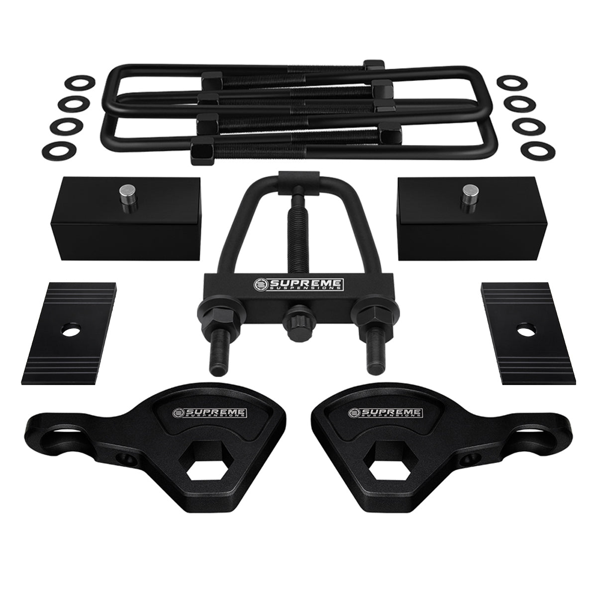 1987-2004 Dodge Dakota Full Suspension Lift Kit, Install Tool & Shims 4WD 4x4 (8.25" Rear Axle) Front Lift 1" - 3" + Rear Lift 1"