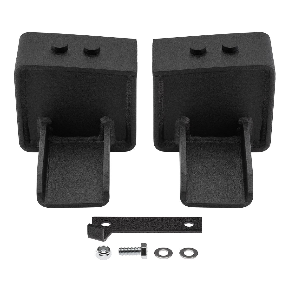 2004-2021 Ford F150 US Patent Pending Rear Lift Blocks with Built-In Bump Stop Landing Plates 2WD 4" + Rear Lift Blocks