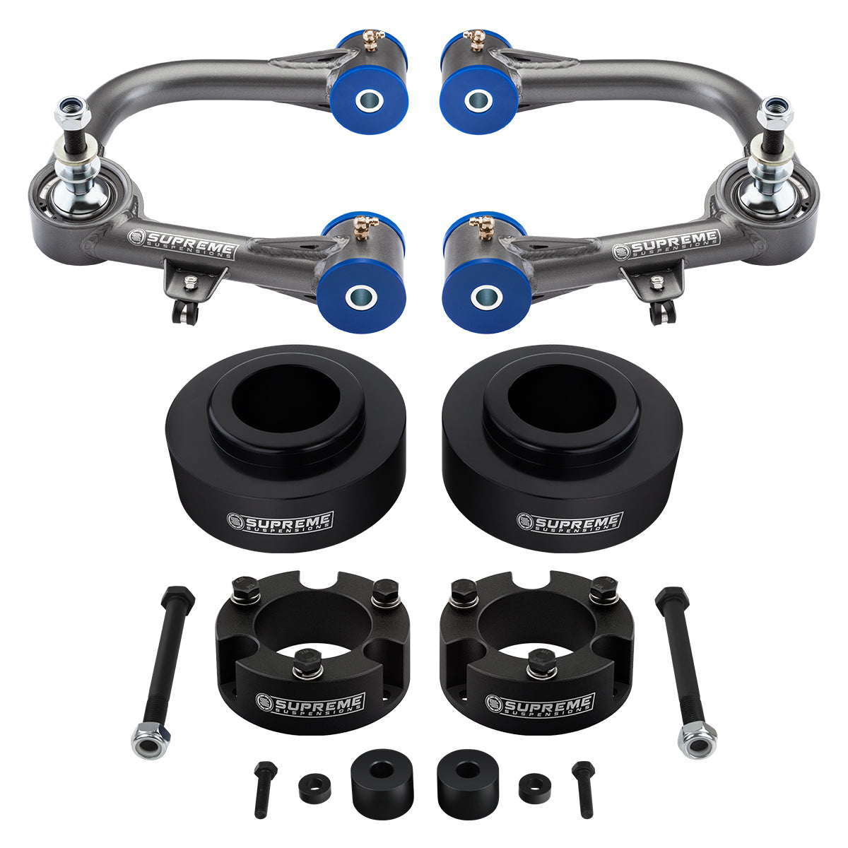 2003-2009 Toyota 4Runner Full Suspension Lift Kit & Upper Control Arms 2WD 4WD Front Lift 3.5" + Rear Lift 2"