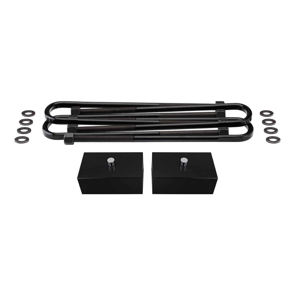 2017-2022 Ford F250 / F350 Super Duty 2WD 4WD Rear Suspensions Lift Kit - NEW DESIGN FORGED FLAT-TOP U-BOLTS F-250 Super Duty 2"