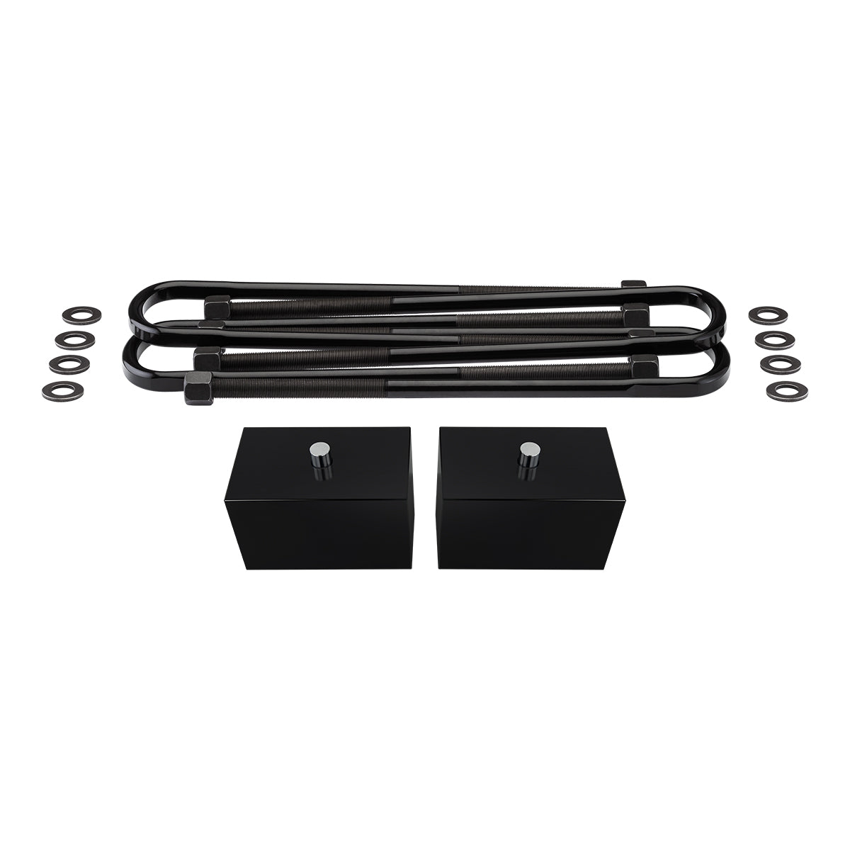 2017-2022 Ford F250 / F350 Super Duty 2WD 4WD Rear Suspensions Lift Kit - NEW DESIGN FORGED FLAT-TOP U-BOLTS F-250 Super Duty 3"