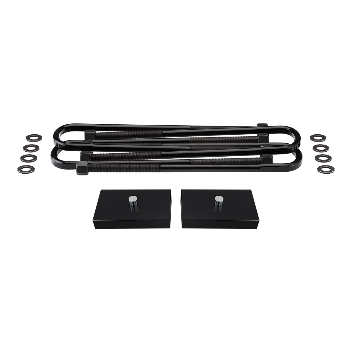 2017-2022 Ford F250 / F350 Super Duty 2WD 4WD Rear Suspensions Lift Kit - NEW DESIGN FORGED FLAT-TOP U-BOLTS F-350 Super Duty 1"