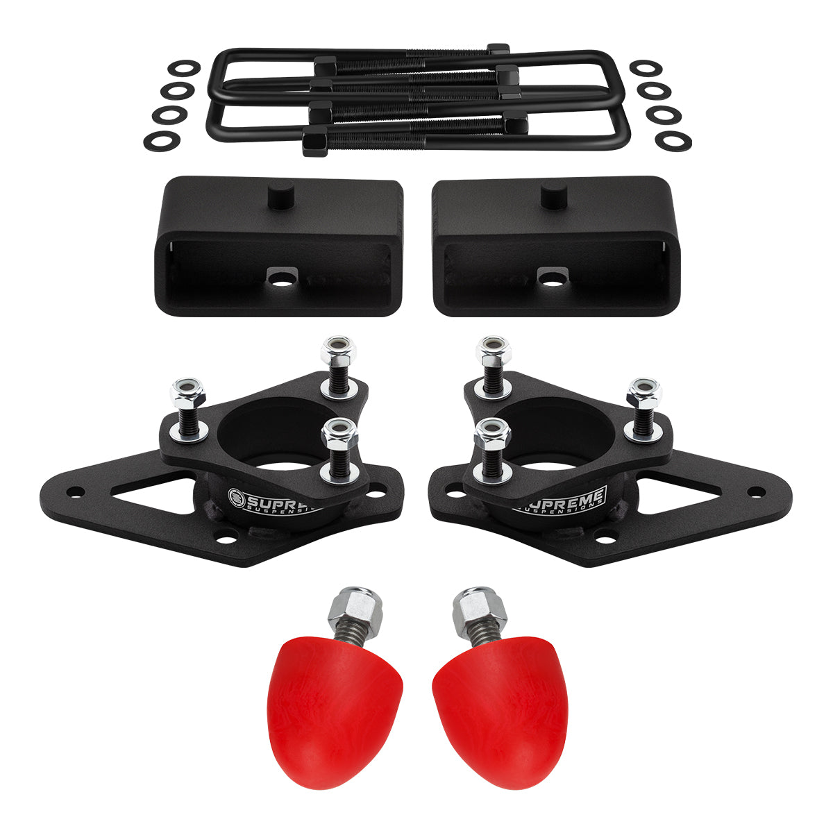 2005-2022 Nissan Frontier Full Suspension Lift Kit with Polyurethane UCA Bump Stops 2WD 4WD Front Lift 3" Front Lift + Rear Lift 2" + Rear Lift