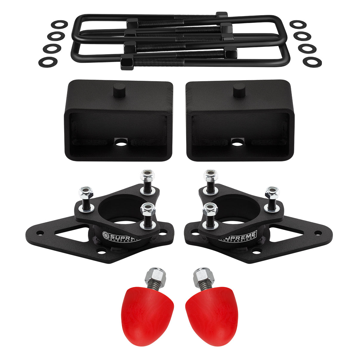 2005-2022 Nissan Frontier Full Suspension Lift Kit with Polyurethane UCA Bump Stops 2WD 4WD Front Lift 3" Front Lift + Rear Lift 3" + Rear Lift