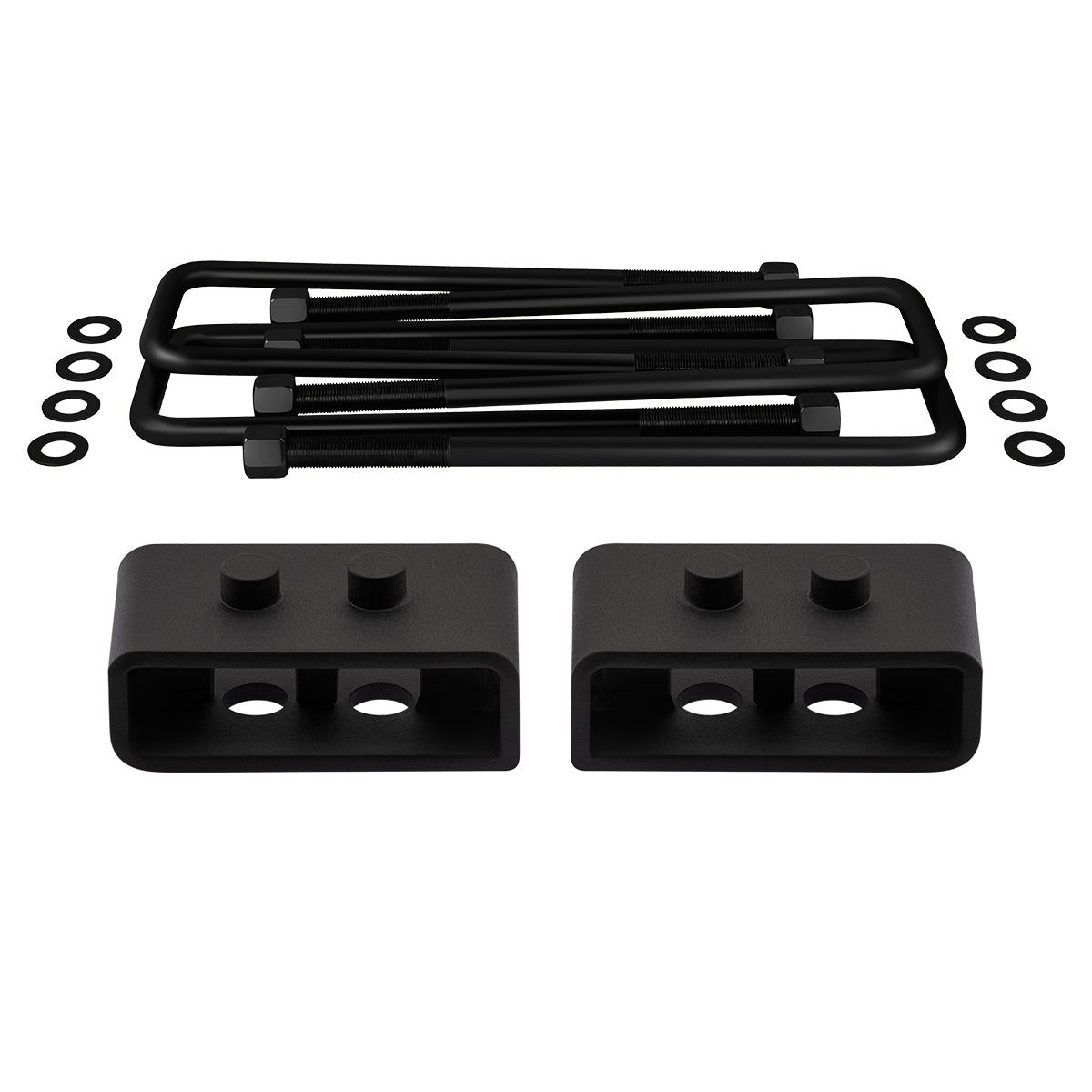 2004-2021 Ford F150 Rear Suspension Lift Kit & Extended U-Bolts 4WD 0.5" + Rear Lift