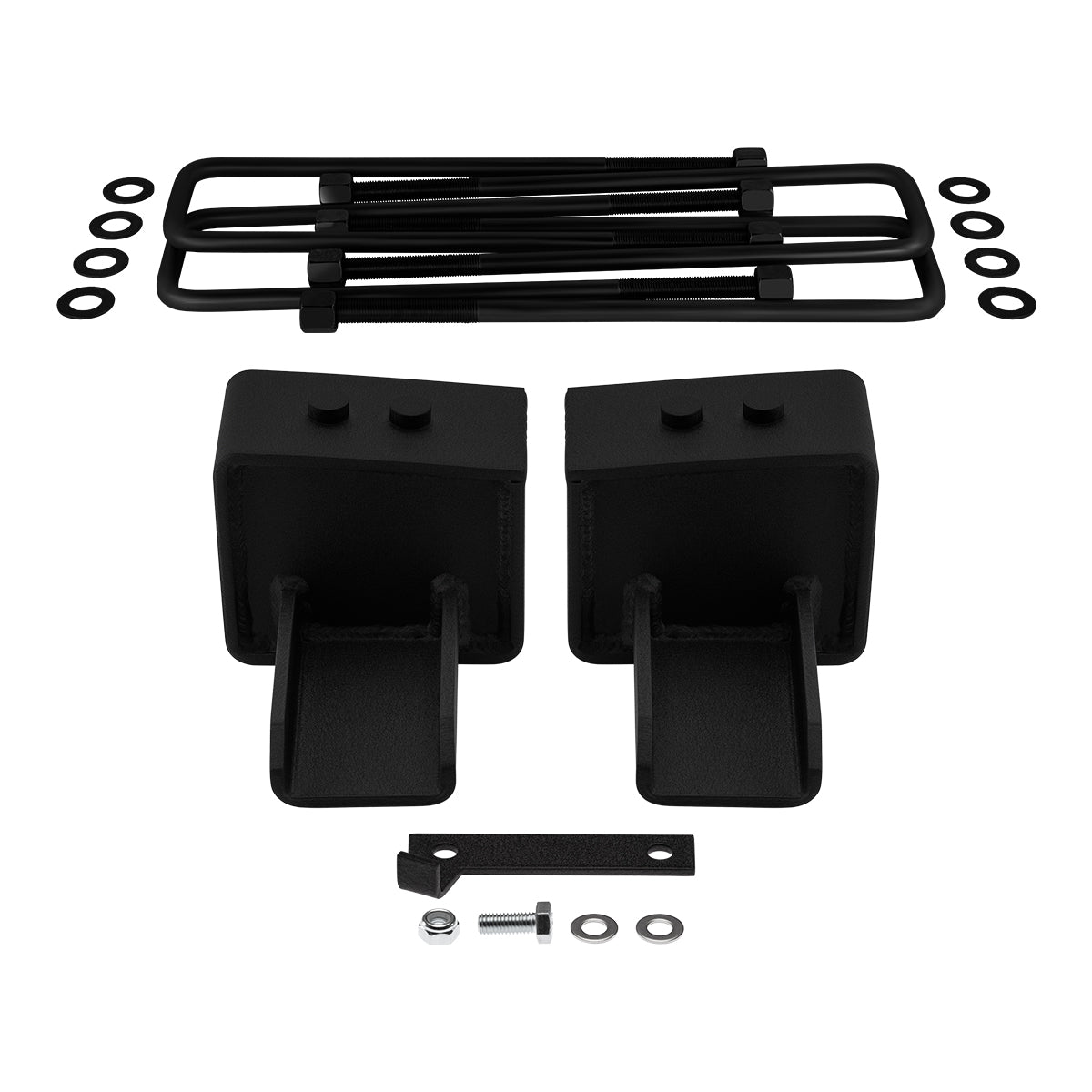 2004-2021 Ford F150 2WD Rear Suspension Lift Kit / Includes US Patent Pending Rear Lift Blocks with Built-In Bump Stop Landing Plates + Rear Lift 4" + Rear Lift