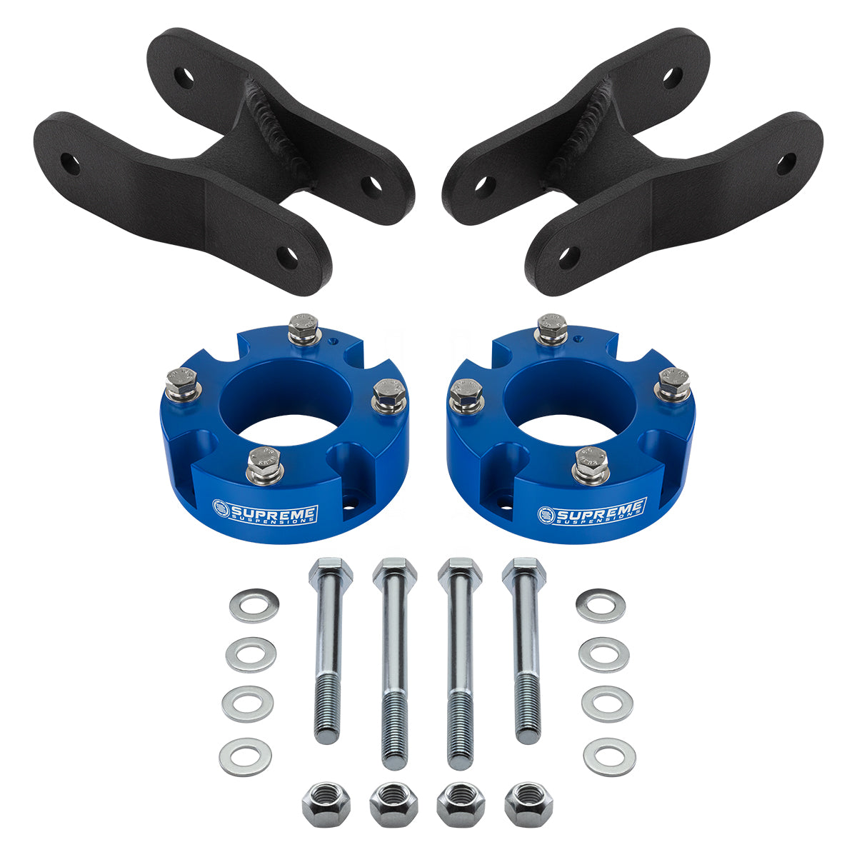 2007-2020 Toyota Tundra Full Suspension Lift Kit 2WD 4WD Blue Front Lift 2" + Rear Lift 1.5"