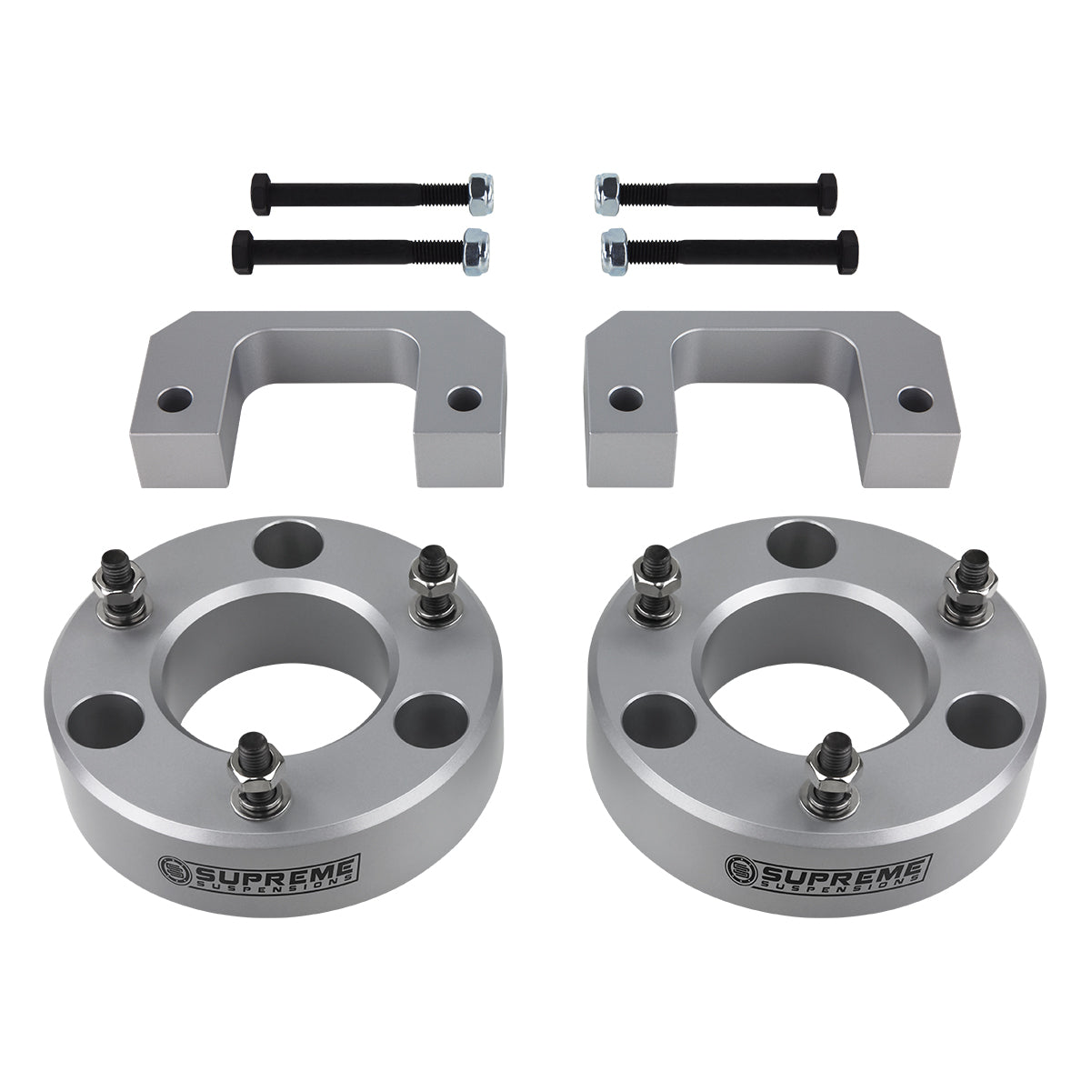 2007(New)-2022 Chevy Silverado 1500 Front Suspension Lift Kit 2WD 4WD Front Lift 3.5" Silver