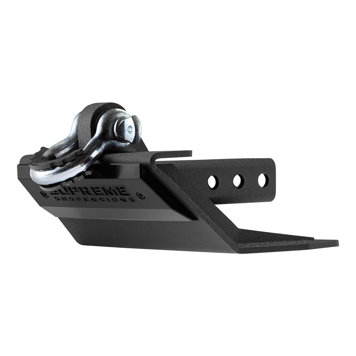 Supreme Suspensions? Universal Multi-Function Hitch Receiver Skid Plate with 3/4" D-Ring Shackle Galvanized