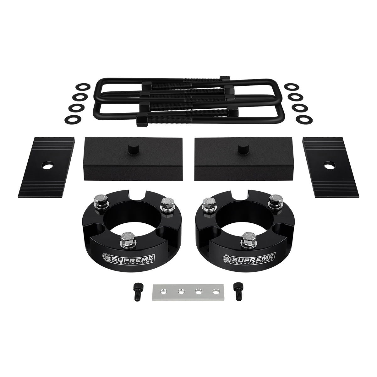 1999-2006 Toyota Tundra Full Suspension Lift Kit + Shims 2WD 4WD Front Lift 2" + Rear Lift 1"