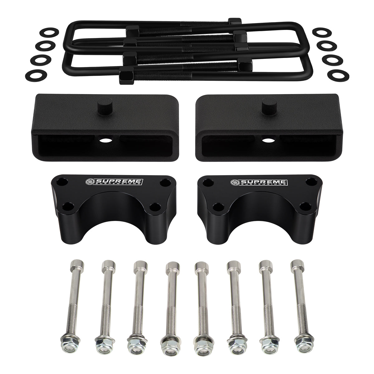 Full Lift Level Kit For 1986-1995 Toyota IFS 2WD Pickup Spring Over Axle Front Lift 3" + Rear Lift 1.5"