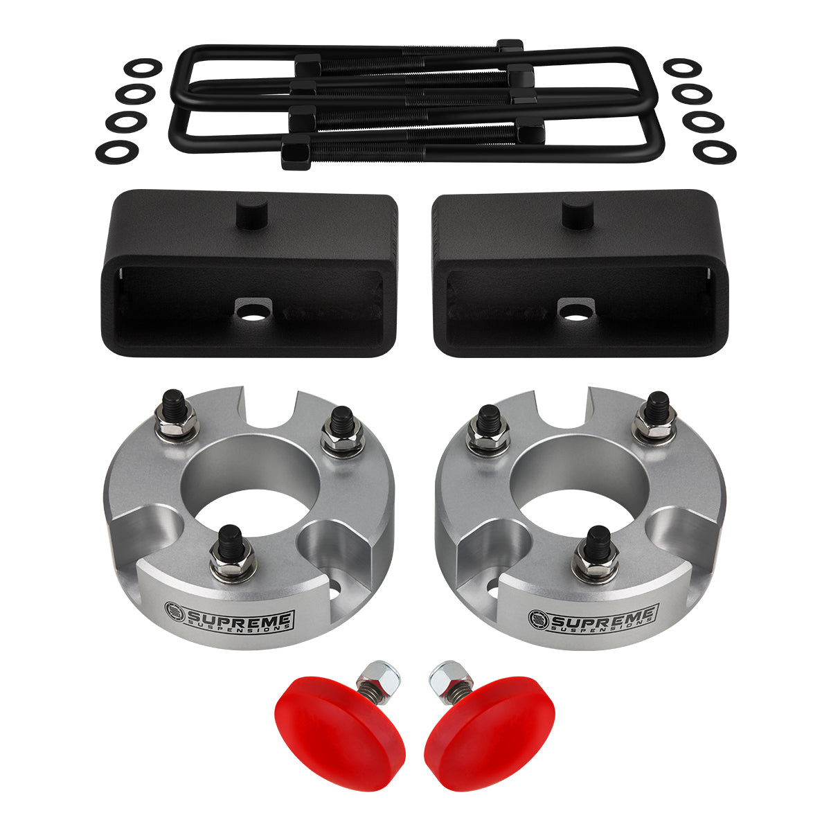 Front Rear Lift Kit Fits 2005-2022 Nissan Frontier Lift Kit With Bumps Front Lift 3" + Rear Lift 2"