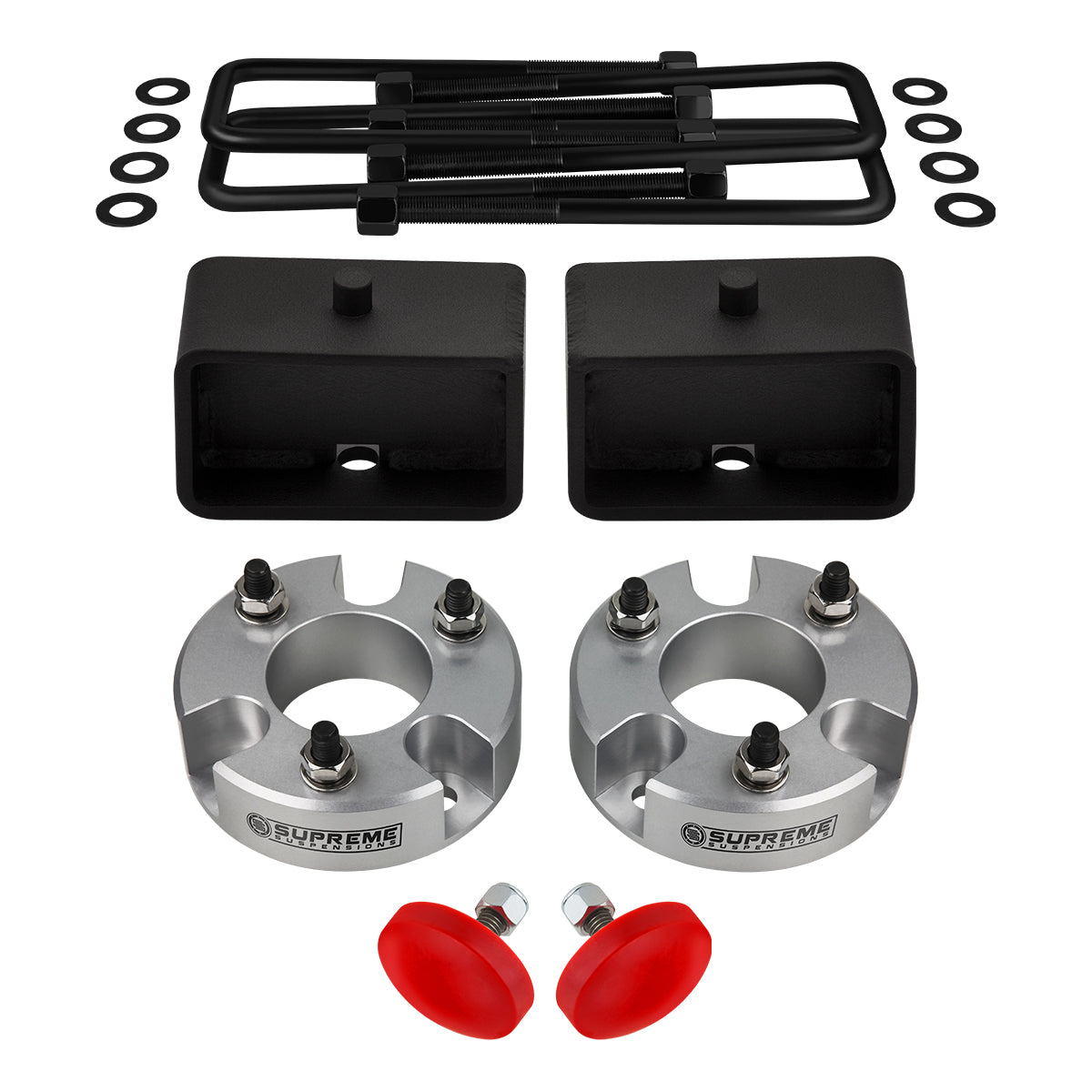 Front Rear Lift Kit Fits 2005-2022 Nissan Frontier Lift Kit With Bumps Front Lift 3" + Rear Lift 3"