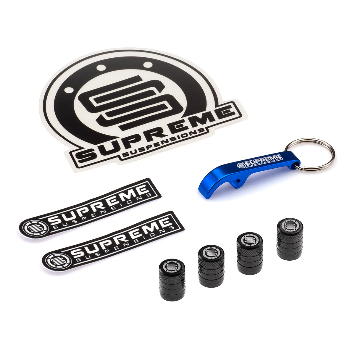 Supreme Branded Tire Valve Stem Caps Universal Fits ATV UTV SxS Plastic Valve Protection