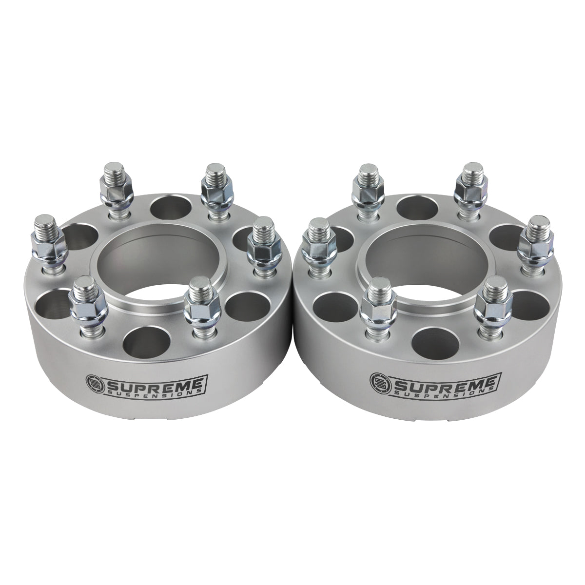 2015-2022 Ford F150 Hub Centric Wheel Spacers 2WD 4WD Silver (x2) Piece 1.5" Spacer