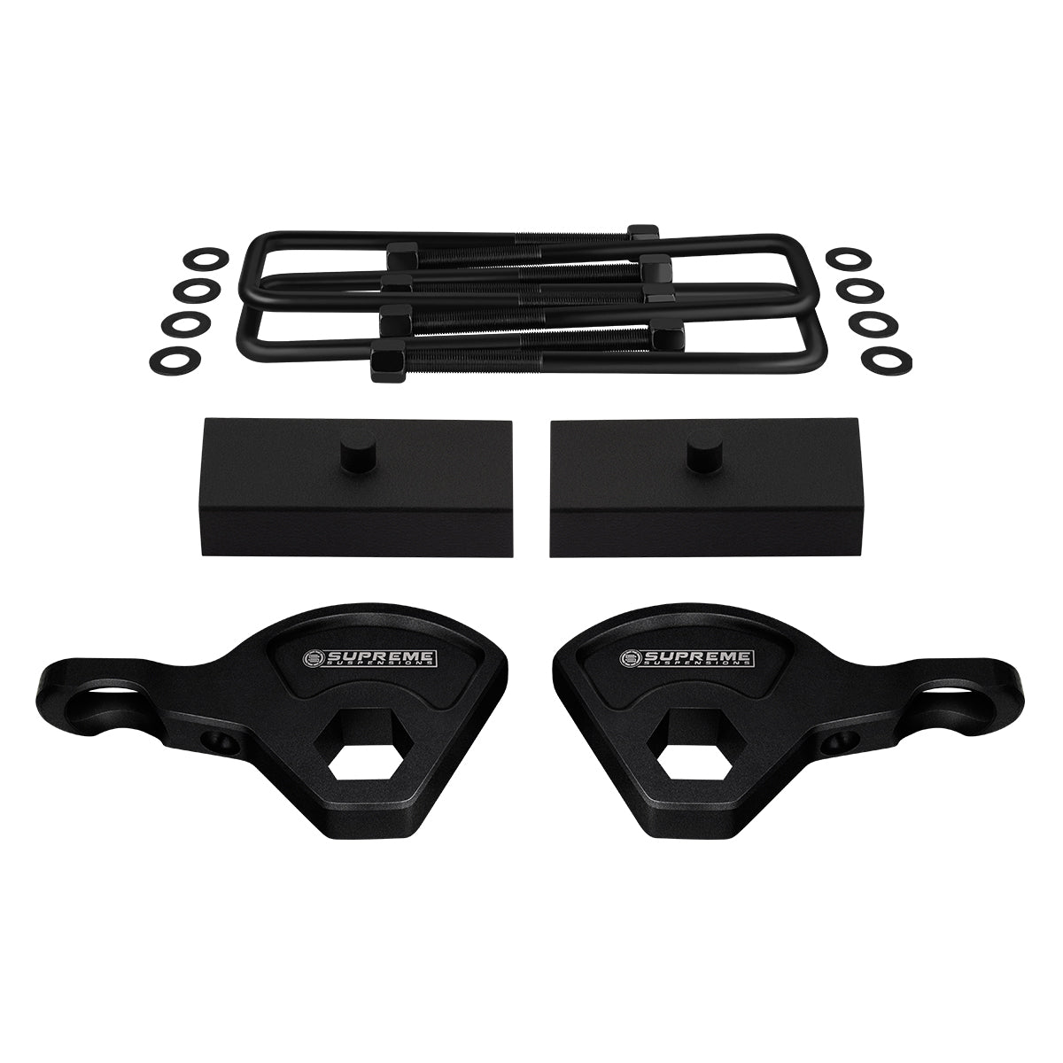 1987-2004 Dodge Dakota Full Suspension Lift Kit 4WD 4x4 (8.25" Rear Axle)/ / SUPREME'S NEW HD STEEL LIFT BLOCKS! Front Lift 1" - 3" + Rear Lift 1"