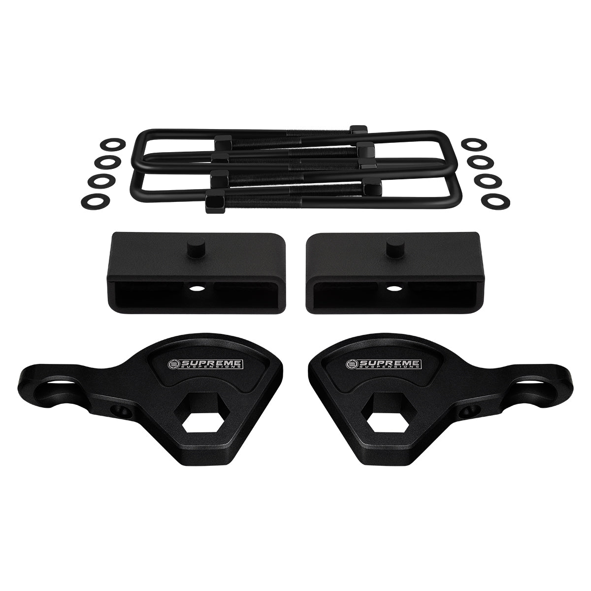 1987-2004 Dodge Dakota Full Suspension Lift Kit 4WD 4x4 (8.25" Rear Axle)/ / SUPREME'S NEW HD STEEL LIFT BLOCKS! Front Lift 1" - 3" + Rear Lift 1.5"