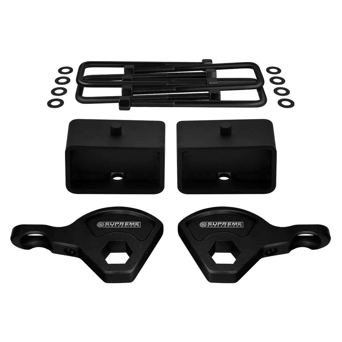 1987-2004 Dodge Dakota Full Suspension Lift Kit 4WD 4x4 (8.25" Rear Axle)/ / SUPREME'S NEW HD STEEL LIFT BLOCKS! Front Lift 1" - 3" + Rear Lift 3"