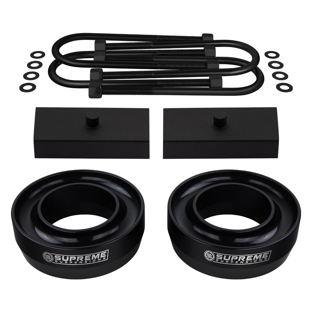 2002-2008 Dodge Ram Full Suspension Lift Kit 2WD / SUPREME'S NEW HD STEEL LIFT BLOCKS! Front Lift 2" + Rear Lift 1"