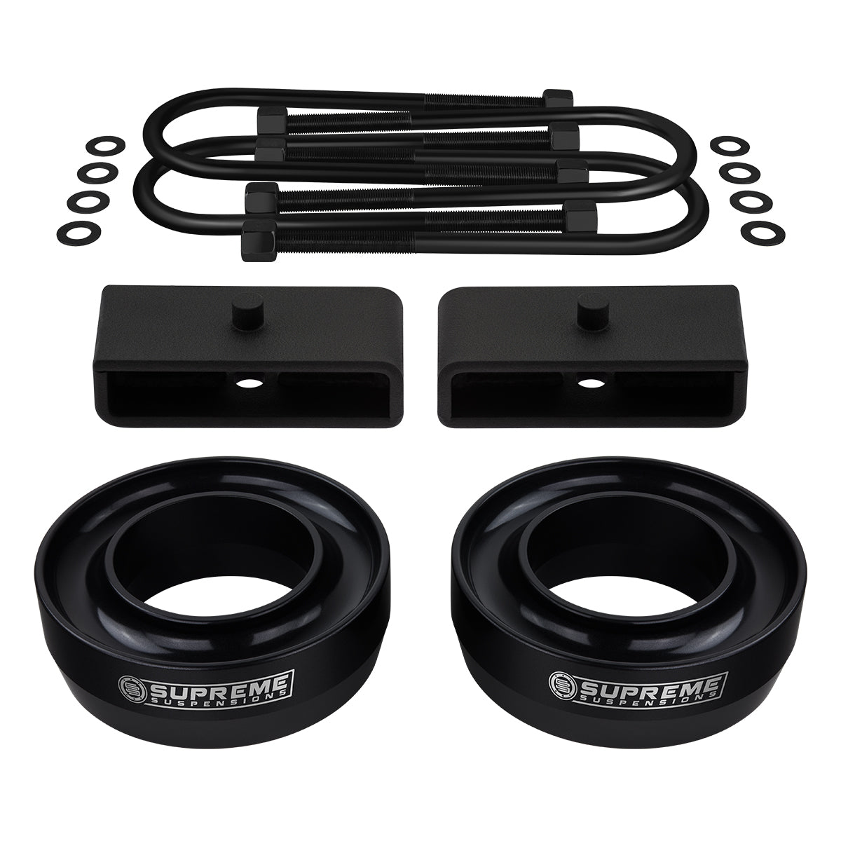 2002-2008 Dodge Ram Full Suspension Lift Kit 2WD / SUPREME'S NEW HD STEEL LIFT BLOCKS! Front Lift 2" + Rear Lift 1.5"