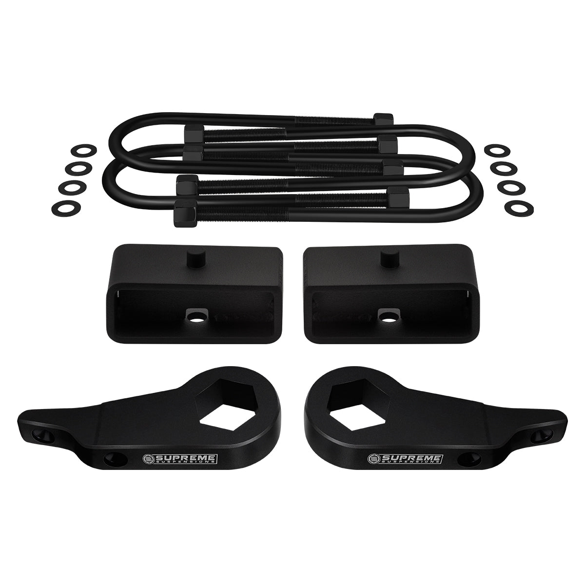 1997-2012 Ford Ranger Full Suspension Lift Kit 4WD / SUPREME'S NEW HD STEEL LIFT BLOCKS! Front Lift 1" - 3" + Rear Lift 2"