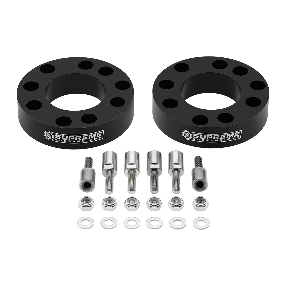 2004-2019 Nissan Titan 2" Front Suspension Lift Strut Spacers with Stud Extenders 2WD 4WD