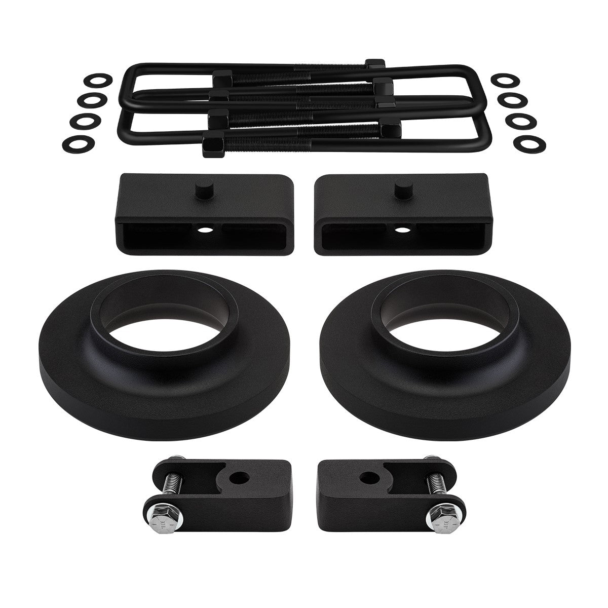 2003-2017 GMC Savana 1500 2500 3500 2WD Van Full Suspension Lift Kit with Rear Shock Extenders 2" Front + 1.5" + Rear