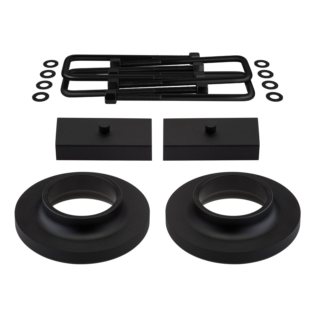 2003-2017 Chevrolet Express 1500 2500 3500 2WD Van Full Suspension Lift Kit Front Lift 2" + Rear Lift 1"