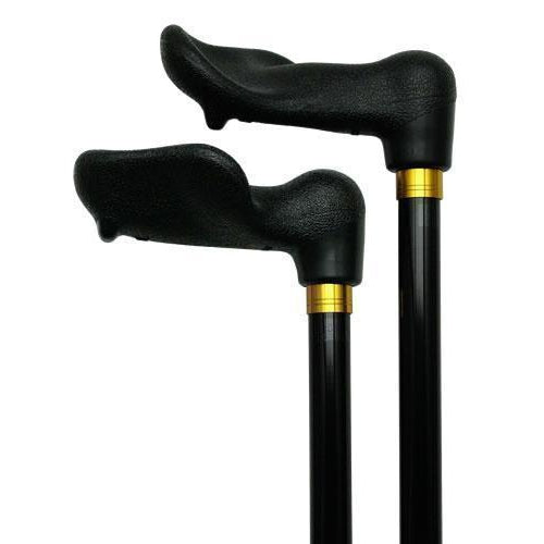 Palm Grip in Black Right 3/4 inch