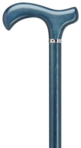 Stone Washed Blue Walking Cane