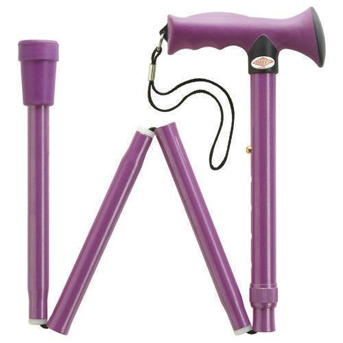 Overmold Ergonomic Folding Cane-Dark Pink